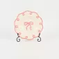 Bow Ribbon Plate-pink