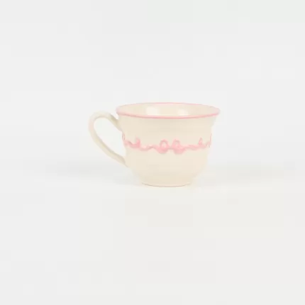 Bow Ribbon Mug-pink
