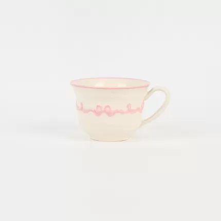 Bow Ribbon Mug-pink