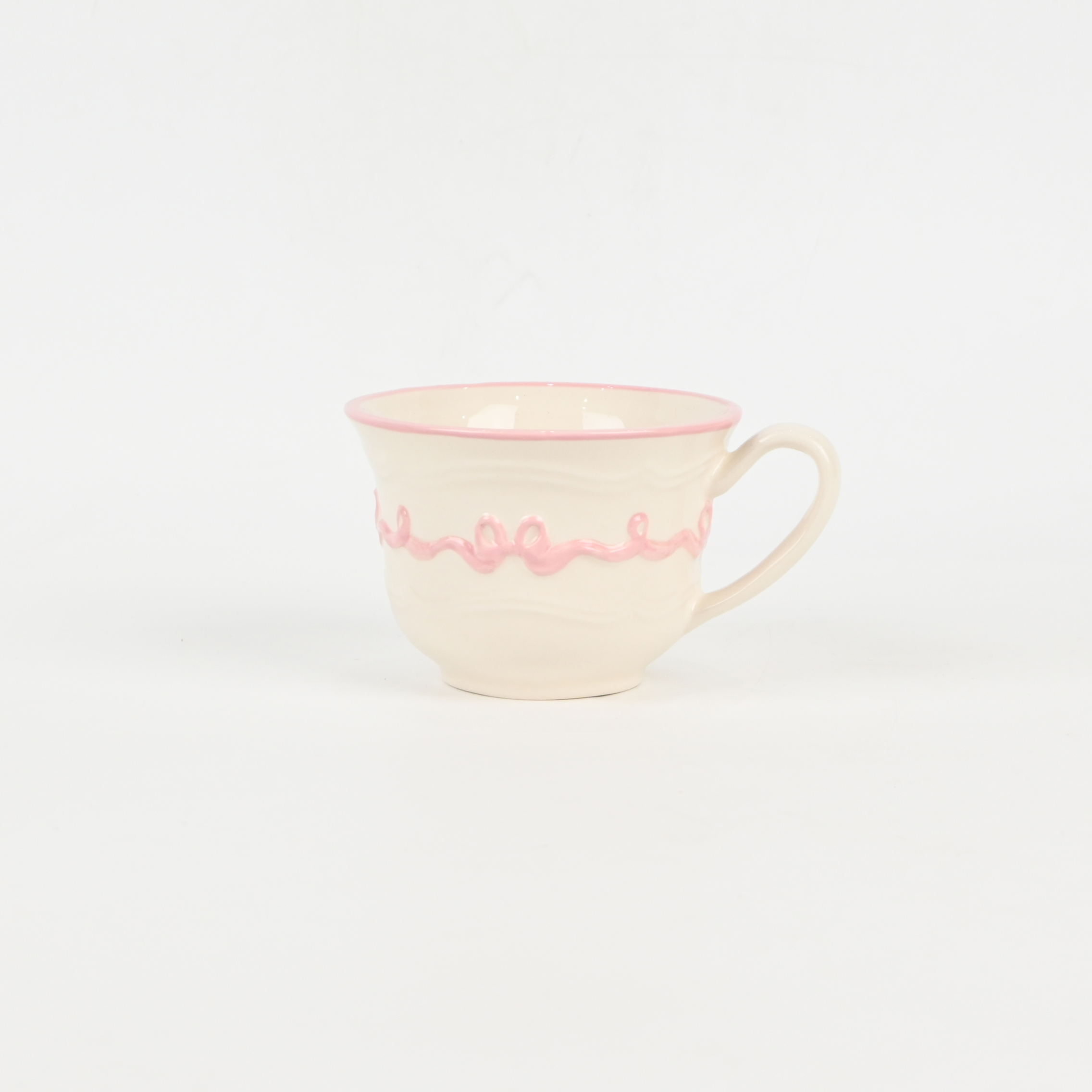 Bow Ribbon Mug-pink