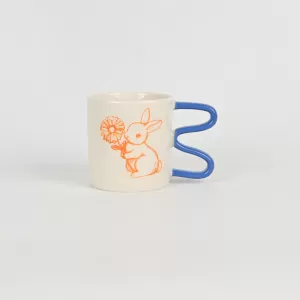 Line Art Rabbit Mug