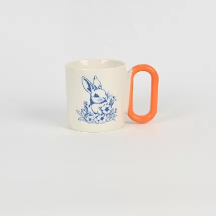 Line Art Rabbit Mug