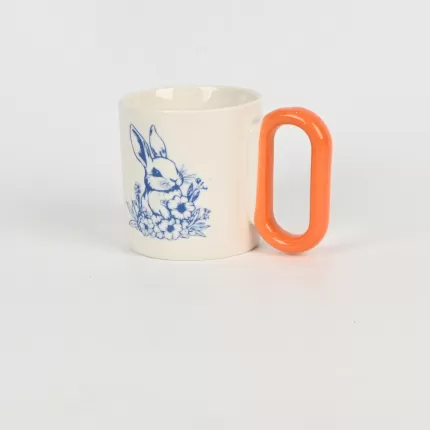 Line Art Rabbit Mug