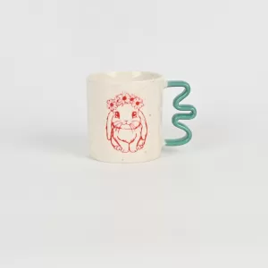 Line Art Rabbit Mug