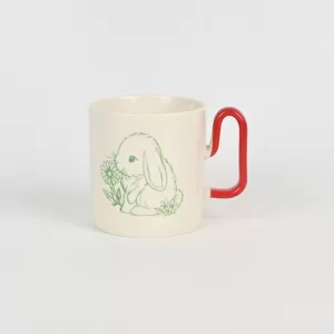 Line Art Rabbit Mug