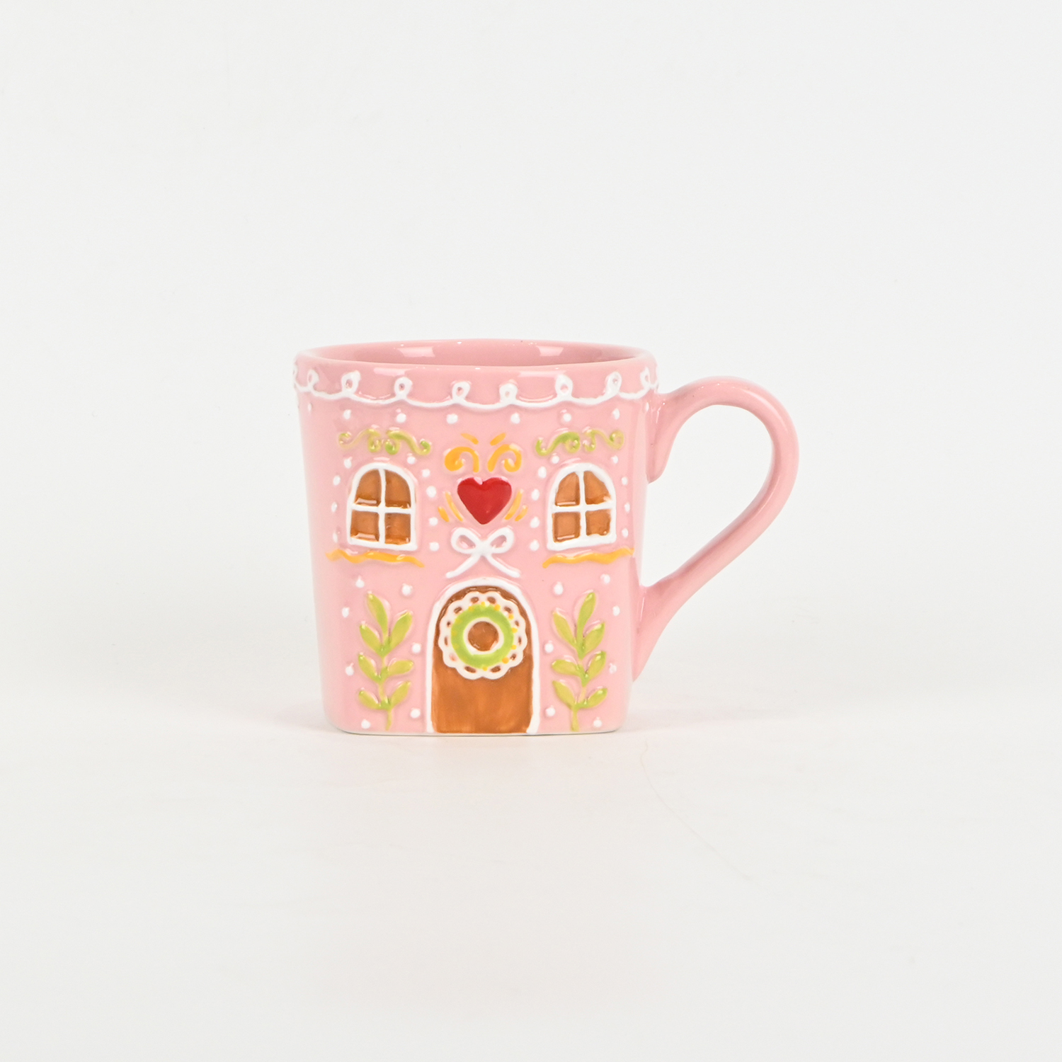 Christmas House Mug - pink