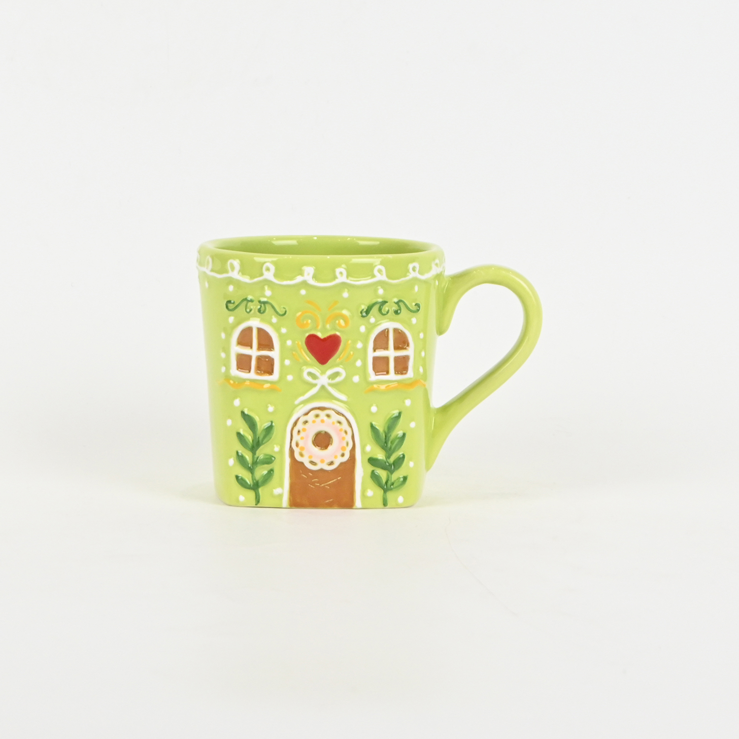 Christmas House Mug - green