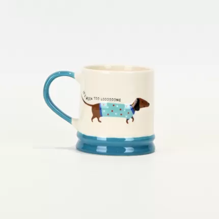 Dachshund Mug-blue