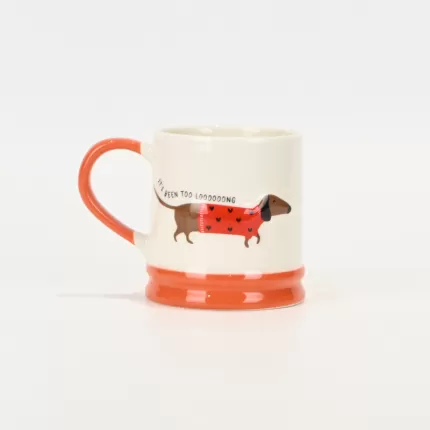 Dachshund Mug-orange