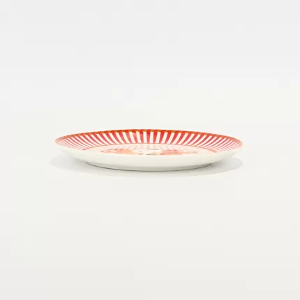 Striped Gingerbread Man Plate