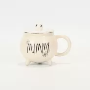Witches Cauldron Mug - white