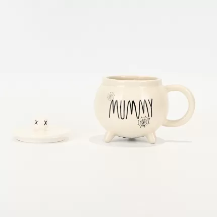 Witches Cauldron Mug - white