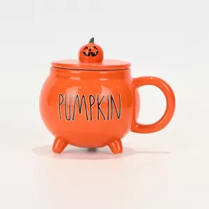 Witches Cauldron Mug - orange