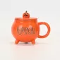 Witches Cauldron Mug - orange