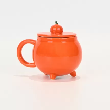 Witches Cauldron Mug - orange