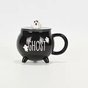 Witches Cauldron Mug - black