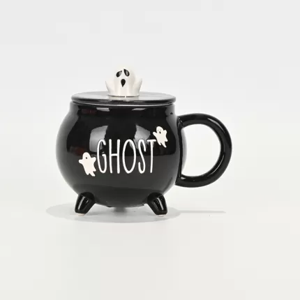 Witches Cauldron Mug - black