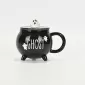 Witches Cauldron Mug - black