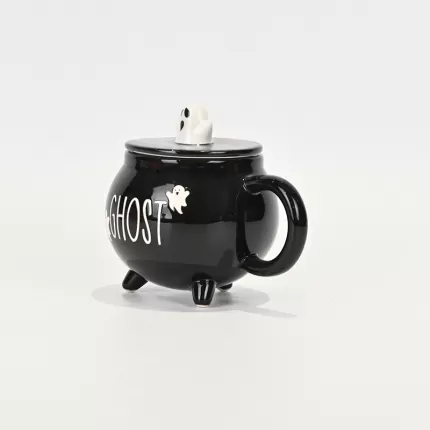 Witches Cauldron Mug - black