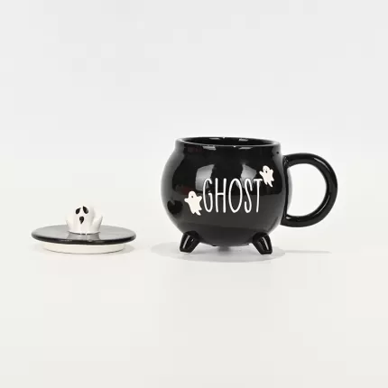 Witches Cauldron Mug - black