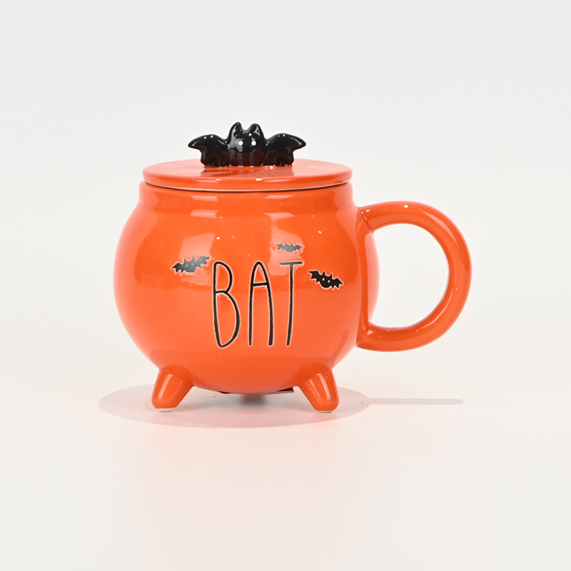 Witches Cauldron Mug - orange