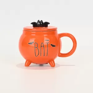 Witches Cauldron Mug - orange