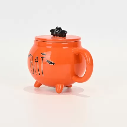 Witches Cauldron Mug - orange