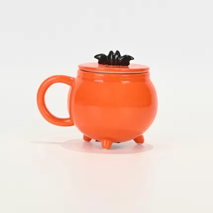 Witches Cauldron Mug - orange