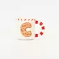 Alphabet Gingerbread Cup-red