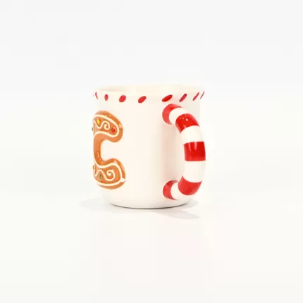 Alphabet Gingerbread Cup-red