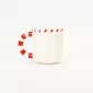 Alphabet Gingerbread Cup-red