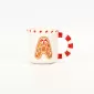 Alphabet Gingerbread Cup-red