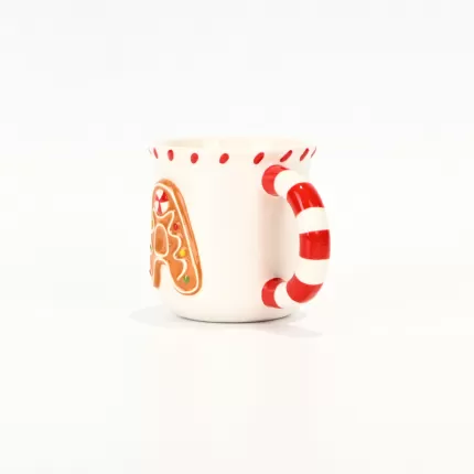 Alphabet Gingerbread Cup-red