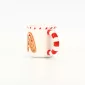 Alphabet Gingerbread Cup-red
