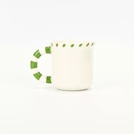 Alphabet Gingerbread Cup-green