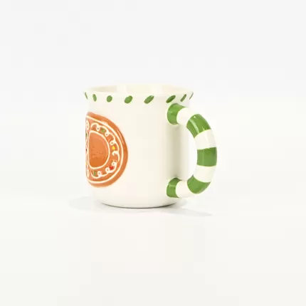 Alphabet Gingerbread Cup-green