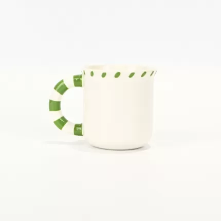 Alphabet Gingerbread Cup-green