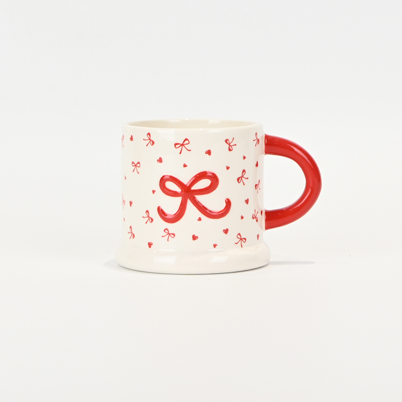 Bow Cup-candy red