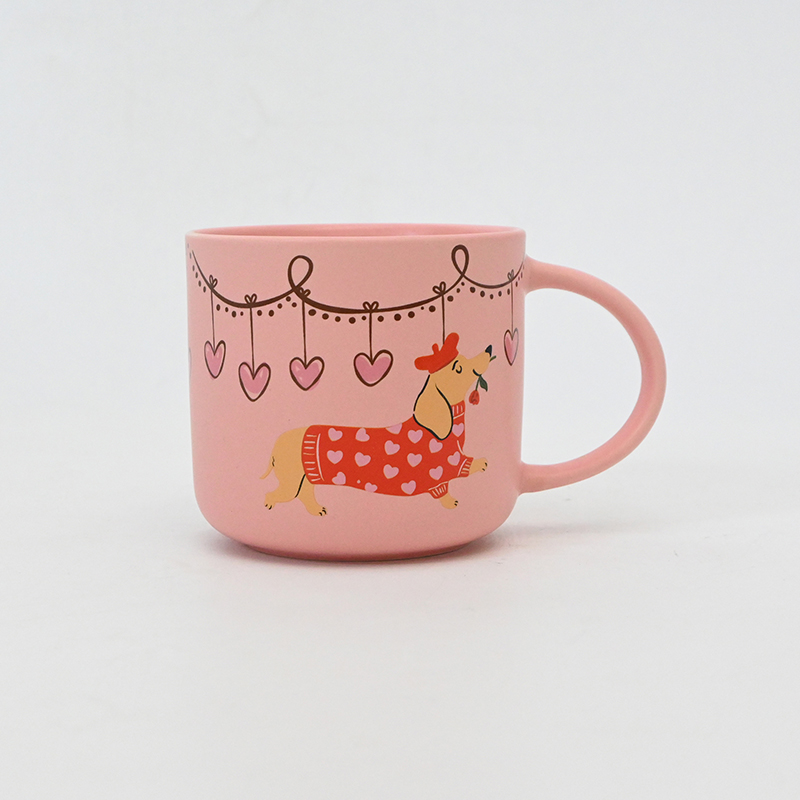 Gift Dog Mug-pink