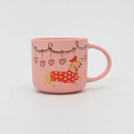 Gift Dog Mug-pink