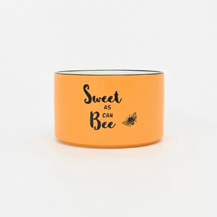 Bee Quote Bowl-yellow