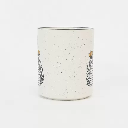 Bee Loved Blossoms Container-white