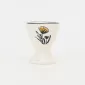Yellow Flower Cup-white