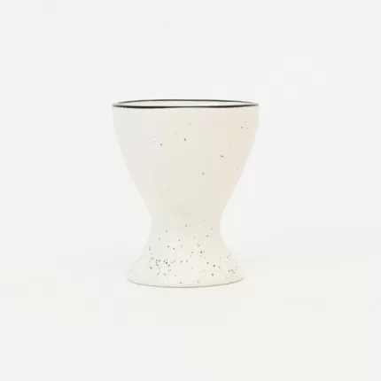 Yellow Flower Cup-white