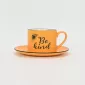 Bee Quote Cup&Saucer-yellow