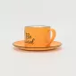 Bee Quote Cup&Saucer-yellow