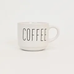 coffee mug set, 4-piece mug set, classic coffee mugs, ceramic mug set, simple mug set , minimalist coffee mugs, daily use mugs, basic white mug set