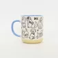 Dog Party Mug-blue