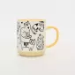 Cat Party Mug-yellow