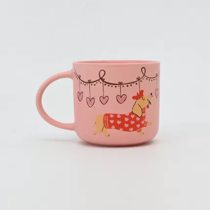 Gift Dog Mug-pink